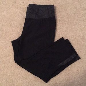 Black and grey leggings